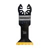 DeWalt DT20702 list pilový do oscilační brusky Bim 55*44mm, dřevo s hřebíky, plast, sádrokarton