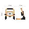 EMOS reflektor LED aku prenosný 10W ACCO SMD, 1000lm, 5V/4Ah, IP54 ZS2812