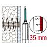 FISCHER hmoždinka do polystyrenu FID II Plus, samovrtná, TRX40, 570349