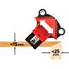 EXTOL Premium svěrky rohové truhlářské sada 4ks, 60°-90°-120°, materiál 5-22mm, 8815440