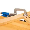 KREG KHC-PREMIUM klešťová rychloupínací svěrka Premium, materiál až do 76mm, dosah 70mm od hrany
