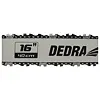 DEDRA aku řetězová bezuhlíková pila 40cm, 2*18V bez baterie, SAS+ALL DED7195V
