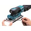 MAKITA BO007CGZ aku vibrační bruska XGT 40V, 93*185mm, propojení s aku kabelem