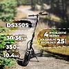 PROCRAFT DS350S aku koloběžka 350W, 36V/10,4Ah, dojezd až 30km, skládací