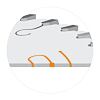 CMT CHROME pilový kotouč pro podélné a příčné řezy D250*3,2mm, d=30mm Z40 HW, odhlučněný, C28564010M