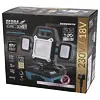 DEDRA aku svítilna LED 18V/230V, 96 diod, 2500lm/4000lm, IP54, SAS+ALL, DED6907H