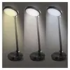 EMOS LED stolní lampa CHARLES, 550lm/7,6W, volba barvy světla černá