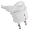 EMOS prodlužovací kabel 2 m, 2 zásuvky, 2*USB-A, 1*USB-C, bílý, PVC, 1 mm2 , P0212U