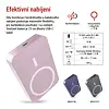 EMOS B0551S Powerbanka EMOS WI 1046, 10 000 mAh, 20 W+Wireless, lososová