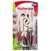 FISCHER DUOPOWER 6*30 + EASYHOOK HÁČIK blister, 6 ks