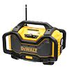 DeWalt DCR027 stavební aku rádio s nabíječkou XR baterií nebo 230V, USB, DAB+, AVRC, bez baterie