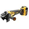 DeWalt DCG406N aku bezuhlíková úhlová bruska 18V, 125mm, elektronická brzda