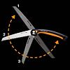 FISKARS pilka skládací Plus SW69, 33cm, 3 polohy řezu, rychlé a čisté řezy, 1067553