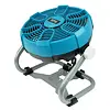 DEDRA aku ventilátor 18V, priemer 9"/230mm, dve rýchlosti, bez batérie, DED7074