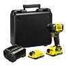 STANLEY SFMCF820D2K aku rázový utahovák 18V/2*2Ah, 190Nm, upínání 1/4" šestihran