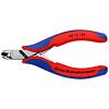 KNIPEX 6212120 šikmé štikacie kliešte pre elektroniku 120mm, 58HRC, dvojitá pružina