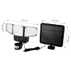 NEO reflektor TRIPLE LED 1000lm, solární aku 3,7V/2*2,2Ah, senzor pohybu, 99-089