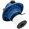 DEDRA vysavač průmyslový 1600W, 30l, zásuvka 2000W, oklep filtru, nerez nádoba DED6615