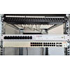 Rackmount pro firewally Fortinet Fortigate 60D, 60E, 60F, 61E, 61F, 70F, 70G, 71E a 71F s osazeným Fortigate 70G v porovnání se switchem HPE Aruba Instant On 1930.