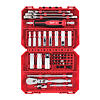 MILWAUKEE 4932498382 gola sada 1/4", 39-dílná, OP ráčnový klíč 8+10+13mm