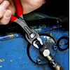 KNIPEX kleště s posuvným kloubem TwinGrip 150mm, čelní a boční úchop, 8201150