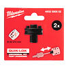 MILWAUKEE 4932500552 adaptér Quik-Lok pro děrovky, HSaw QL Pin Adaptor XL 5/8"*18, 32-210mm, 2 kusy