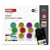 EMOS GoSmart LED bodové svítidlo - řetěz 255 cm, 12 dílů, 7 W, RGBIC+CCT, stmívatelné, WiFi, ZIW15CR