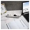 EMOS prodlužovací kabel 2m, 3 zásuvky s vypínačem, bílo-šedý, 1*USB-A, 1*USB-C, 1,5 mm2, P1312FC