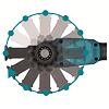 MAKITA DTM53ZX1 aku multi oscilační bruska 18V LXT, 6000-20000 km./min., příslušenství, bez baterie