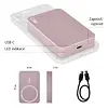 EMOS B0551S Powerbanka EMOS WI 1046, 10 000 mAh, 20 W+Wireless, lososová