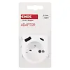 EMOS zásuvka rozbočovací 1*, 1*USB-A+1*USB-C, P0074