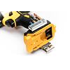 StealthMounts držiak na uloženie aku strojov DeWalt XR 18V i FLEXVOLT 60V, žltý, 1ks