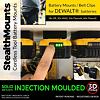 StealthMounts držák pro uložení akumulátorů DeWalt XR 18V i FLEXVOLT 60V, černý, 1ks