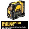 DeWalt DCE088D1G krížový laser ZELENÝ