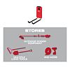 MILWAUKEE 4932480700 PACKOUT rovný univerzálny háčik