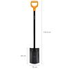 FISKARS 1066717 rýč rovný SOLID 117cm