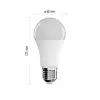 EMOS LED inteligentná žiarovka GoSmart A60/E27, 11W, 1050lm, RGB, stmievateľná, Wi-Fi