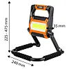 NEO lampa dílenská skládací se stojanem, 1400lm, 99-126