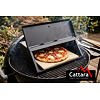 CATTARA pizza pec SALERNO s dvířky a teploměrem, 40*35,5*21cm, použití na grilu, 14111